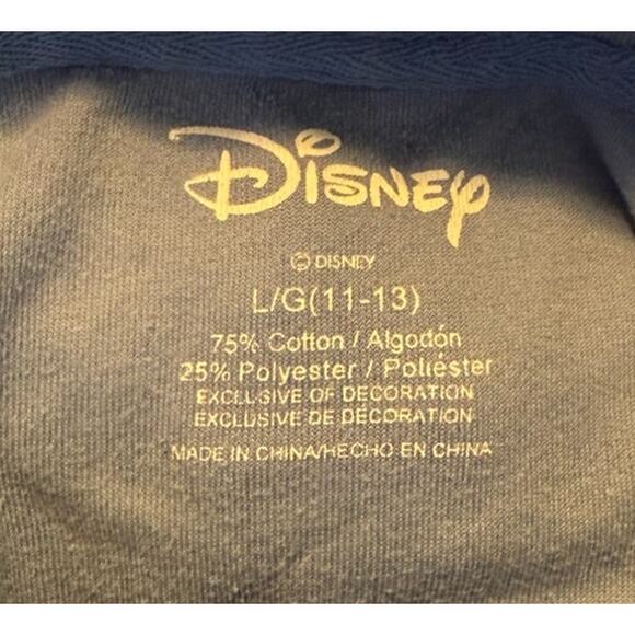 Disney Stitch Hoodie Sweatshirt Women Large Blue Velour Crop 626 Lilo‎ Hawaii - Picture 5 of 7